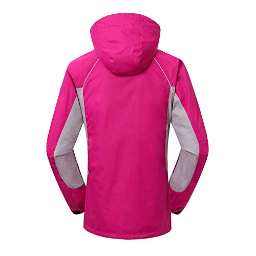 ZKOO Donna 2 Strati Softshell Giacca Fleece Sport