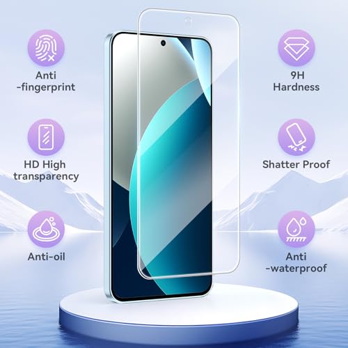 Niphabe 3 Stück Panzer Schutz Glas Kompatibel mit Xiaomi Redmi Note 15 Pro 4G Schutzfolie mit Kameraschutz, 9H Härte Hartglas, HD Displayschutz, Ultra-klar