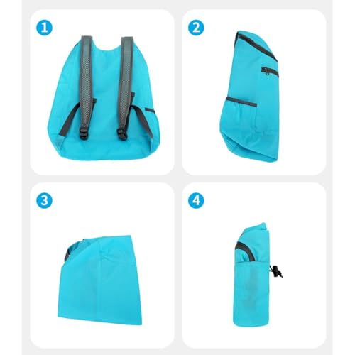 Mochila deportiva ligera y resistente al agua 20L gris miniatura 4