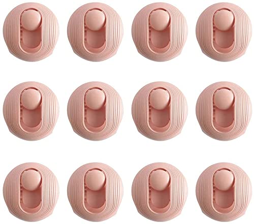 AIMTOP 12 Stücke Bettdeckenhalter, Bettdecken Clips Für Dicke Decken, Bettdecken Clips, Sicherheitsnadelfreier Bettbezug Clip, Rosa Cover