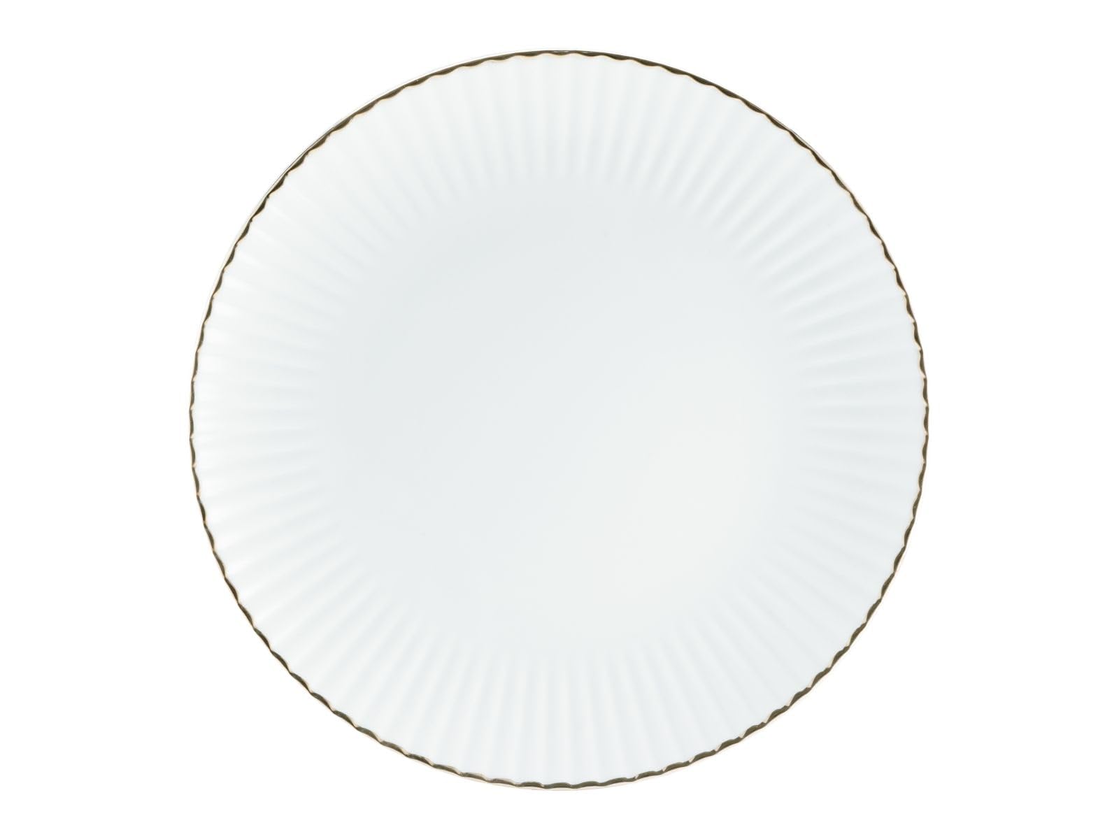 CreaTable, 20752, seria Allegra Goldband, 12-częściowy zestaw naczyń dla 6 osób, serwis stołowy z porcelany, Made in Europe