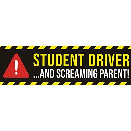 Artisan Owl Student Driver and Screaming Parent! New Driver Safety Funny Magnetic…