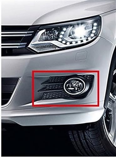 Grille antibrouillard Tiguan avec finition Right Black Ring précise - 2