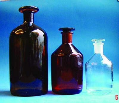 Glass STOPPERED Bottle, Clear, 5000ML