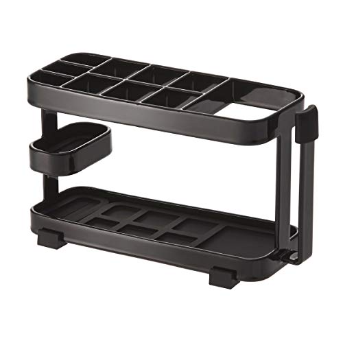 Yamazaki Industries 7849 Tooth Brush Stand Tower, Wide, Black