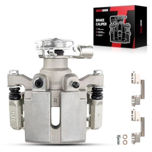 Image of Torchbeam Rear Brake Caliper Right for Chevrolet 2004 2007-2009 2011-2012 Malibu, Pontiac 2005-2006 2009-2010 G6, Chevrolet 2010 Malibu 2.4L, Rear Right Caliper Replace # 18B4892