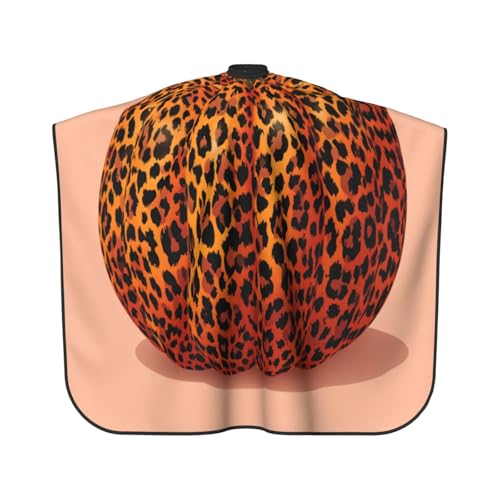Delantal de corte de pelo impermeable y ajustable con diseño rosa 2