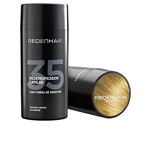 Redenhair - Microfibras Capilares de Queratina con Efecto Redensificador - Color Rubio - Tratamiento Capilar para Hombre y para Mujer - Aportan Densidad y Volumen al Cabello - 23 g
