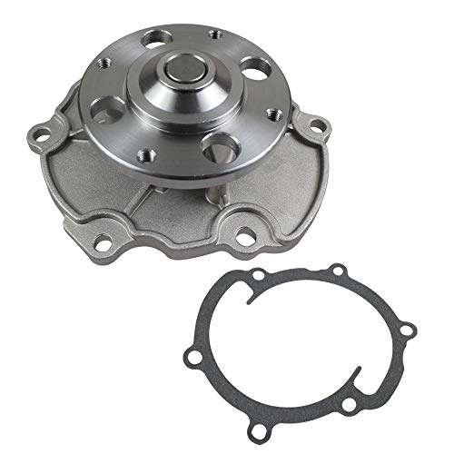 AW5103 Water Pump with Gasket Fit for [V6 3.6L 3.2L 3.0L 2.8L] 2004-14 Cadillac CTS, 2008-14 Chevy Equinox, 2005-08 Buick Allure,2013-14 ATS, 2008-12 Malibu, 2009-14 Traverse, 2007-14 GMC Acadia