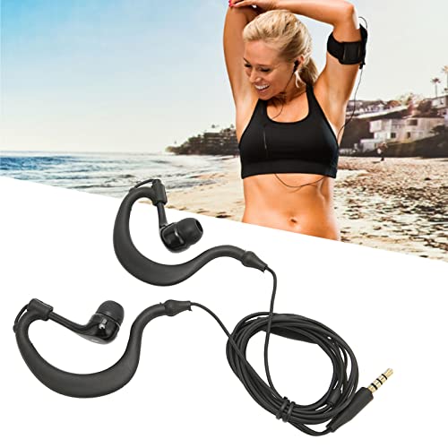 Topiky 3.5Mm Over Ear Ear Buds, Running Water Proof Wired Earbuds Noise Canceling Music Sport Earbuds - Image 4