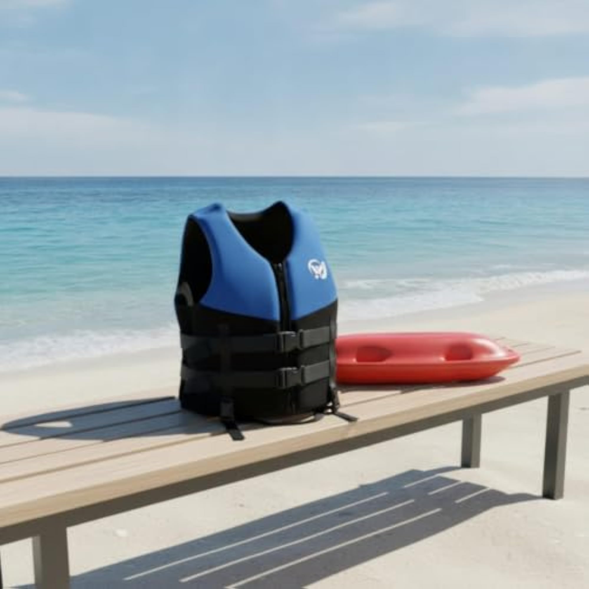 Adjustable Front Zipper Neoprene Life Vest for Adults
