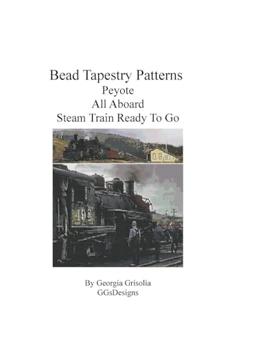 Bead Tapestry Patterns Peyote All Aboard Steam Train Ready To Go