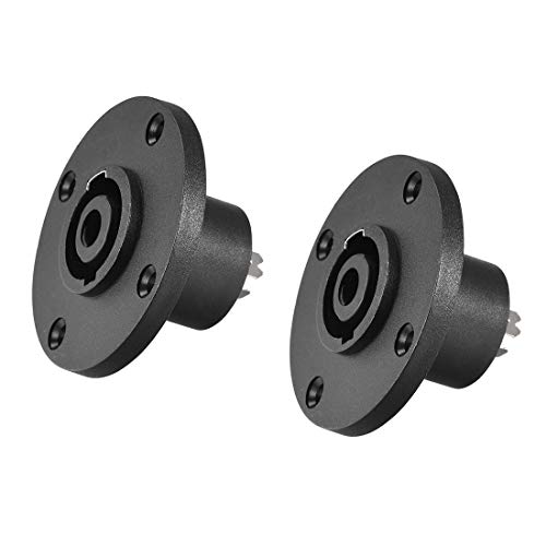 uxcell Conector Panel 4 Pines Speakons, 2 Pzs miniatura 1