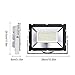 Viugreum 200W LED Flood Light, 20000LM Waterproof IP65 Outdoor Super Bright Security Lights, Daylight White (6000-6600K) Stadium Lights for Garden, Garage, Factory, Warehouse, Square, Billboard