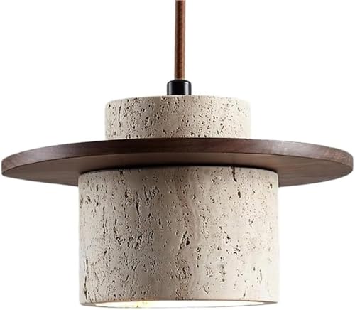 Lámpara de mármol natural GWJKG y madera noble para un comedor vintage exclusivo
