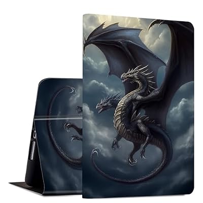 Case for Samsung Galaxy Tab S11 Ultra 14.6 Inch 2025 Slim PU Leather Multi-Angle Viewing Flip Folio Smart Stand Cover with Auto Wake/Sleep for Samsung Tab S11 Ultra 5G SM-X936B/SM-X930,Dragon