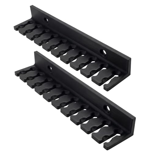 Image of Wall Mount Test Leads Probe Pairs, Banana Cables Organizer for Tidy and Efficient Cable Hangers for Test Leads, Easy Access for Increased Productivity and Lead Management - 2 Pack