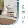 WAYTRIM Stackable Shoe Boxes, Clear Plastic Stackable Shoe Organizer for Closet Space Saving Foldable Shoe Sneaker Containers for Men Women Size 11