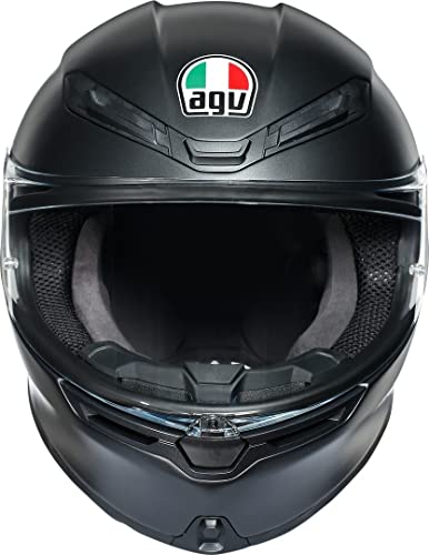 Casco k6 agv ece solid mplk matt black ml