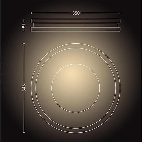 Philips Hue Being Deckenleuchte, 2.500 lm, Schwarz – Ansicht 2