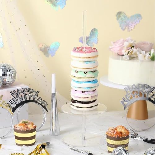 Présentoir à donuts anti-dérapant | Solution gain de place pour buffet et dessert de fête