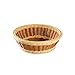 Hm Vicyy Pain Basket,Corbeille De Fruits Pain,Panier de Rangement Tissé Rétro,Servant Panier,Imitation rotin tissé Panier Bureau collation Panier de Rangement Table Basse Plateau Finition Panier