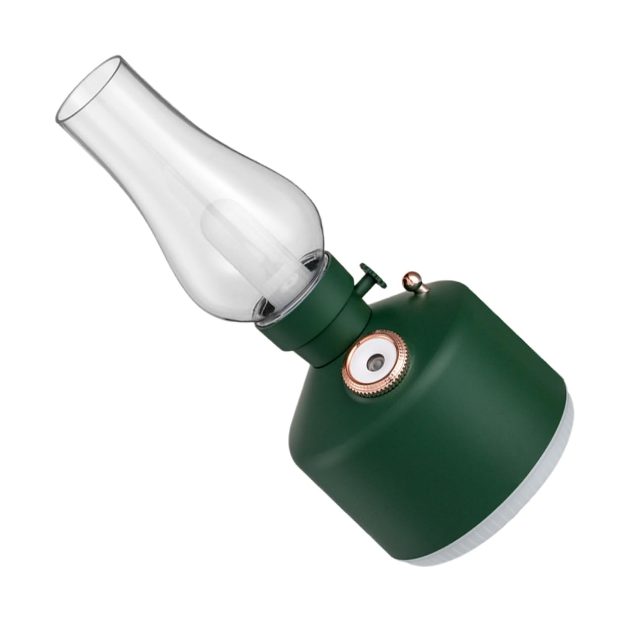 Luce Umidificatore USB Vintage da Scrivania Verde Abs | 1200mah e 280ml, Effetto Aromaterapia e Umidificazione, per Casa e Ufficio