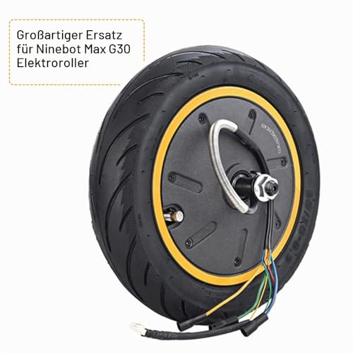 Sunydog Moteur de Roue motrice 36V 500W, 60/70-6,5 Motor Elektroroller Motorrad für Max G30 Elektroroller Hinteres Antriebsrad Reifen Motor Reparatur Ersatzteile