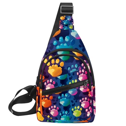 Sac à dos à bandoulière chien pour course à pied et voyage banane