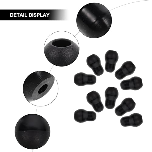 Healifty 10 St Silikon Stethoskop Ohrstöpsel Ersatz Zubehör Weich Universal 0.79 Zoll 2.5 Mm Für Klinik Und Diagnostik