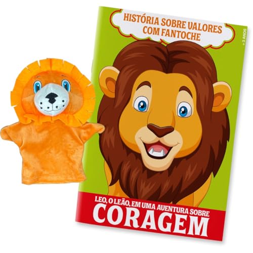 História sobre Valores com Fantoche – Leão: