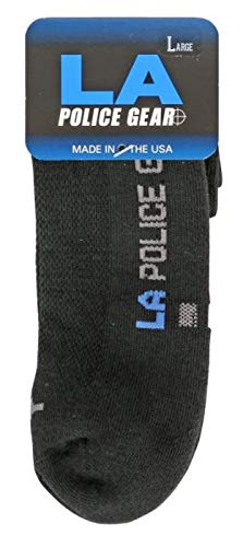 LA Police Gear Men's Dry-Stitch Polyester Cushioned Comfortable Low Cut Sock2