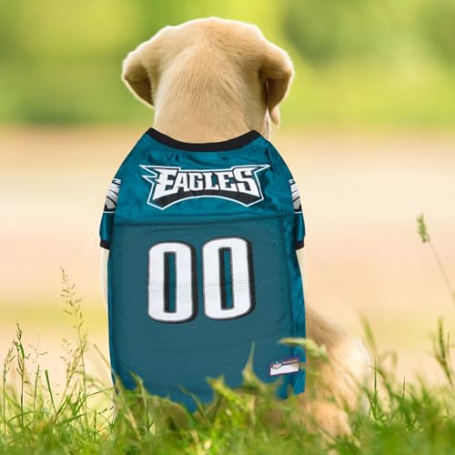 Pets First NFL Philadelphia Eagles Dog Jersey, Size 3X-Large, Football Shirt Costume for Pet, Dog Sports T-Shirt, NFL Team Clothing for Cats, Licensed Pet Apparel Available in 7 Sizes and 32 Teams by Pets First - Image 5