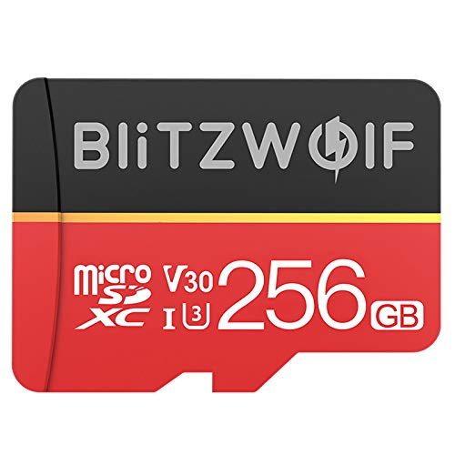 BlitzWolf Class 10 V30 1080p FHD 32GB 64GB 128GB 256GB Micro SD TF [J[h BW-TF1 (256G)