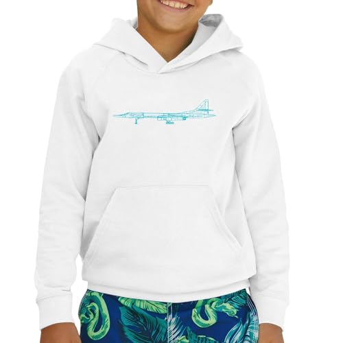 Sweat à capuche enfant avion militaire chaud et résistant pour remplacer les pulls fragiles