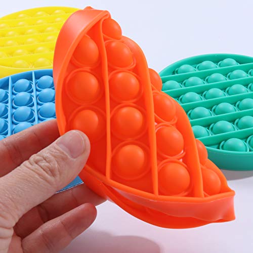 Colplay Pop Pop Fidget Toys,Push Pop Bubble Fidget Sensory Toy,Autism Special Needs Silicone Stress Relief Toy,Great Fidget Toy Sensory Toys Novelty Gifts for Girls Boys Kids Adults(Green-Square)