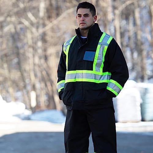 Image of Tingley Standard Icon X-Back High Visibility Jacket with Detachable Hood