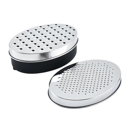 Rallador con contenedor de acero inoxidable 2 piezas miniatura 1