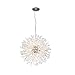 XZZFD Lustres Feu d'artifice Plafond De Pissenlit LED Cristal Pendentif Éclairage Luminaire Suspendu Lumineux pour Salon Restaurant Café Sputnik Lustre Suspension Moderne-Argent 9 têtes