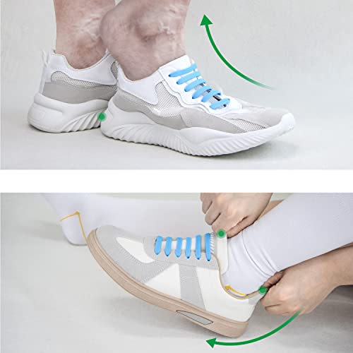 inmaker no tie shoe laces for adults and kids elastic shoelaces for sneakers rubber silicone tieless laces