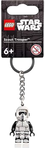 LEGO Star Wars 854246 - Llavero de minifigura de soldado explorador, blanco, pequeño, Blanco