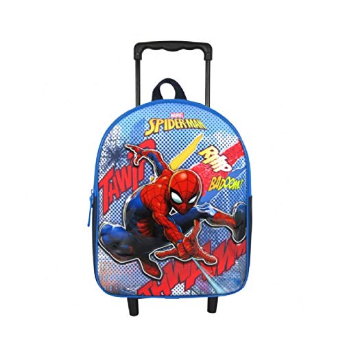Bagtrotter Sac à Dos à roulettes Spider-Man 31cm Bleu Cover