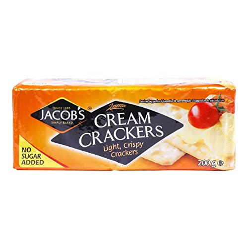 Jacob's Cream Cracker No Added Sugar 200G (Pack of 12) - image 1