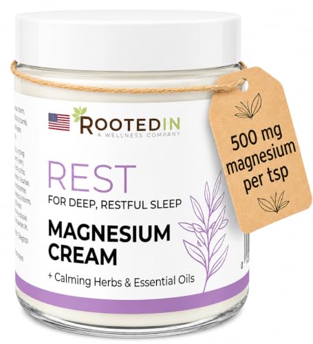Rooted in Rest Magnesium Lotion for Sleep – Science Backed