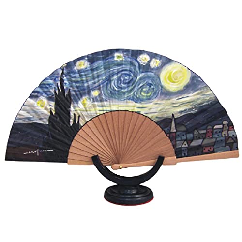 Abanico Noche estrellada Van Gogh