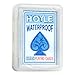 Hoyle Waterproof Playing Cards, Clear, 1 Deck