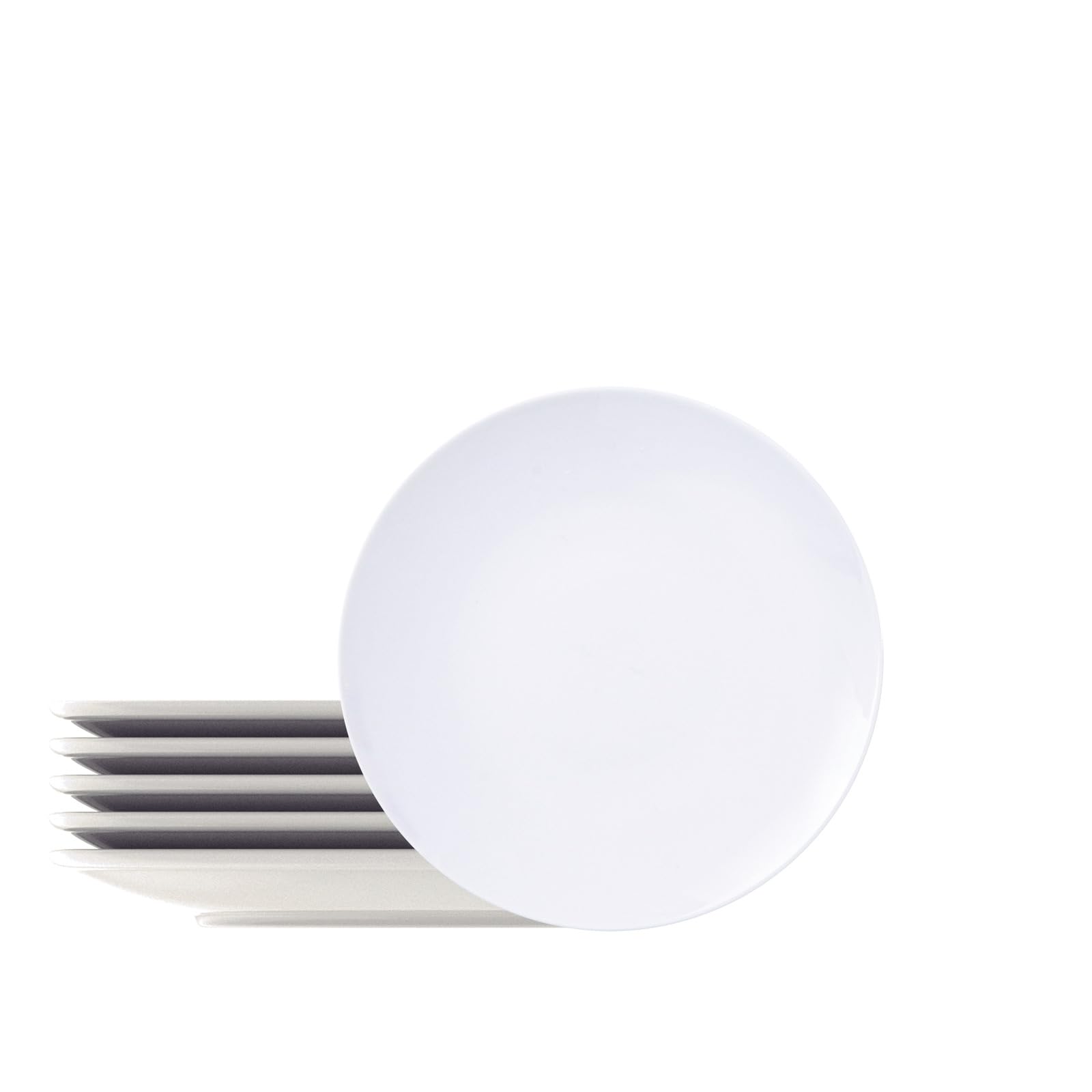 Assiettes à dessert rondes porcelaine 21 cm Tramontina Sophia Lot de 6