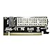 glotrends M.2 PCIe NVMe or PCIE AHCI SSD to PCIE 3.0 x4 Adapter Card for Key M 2230-2280 Size M.2 SSD (PA05)