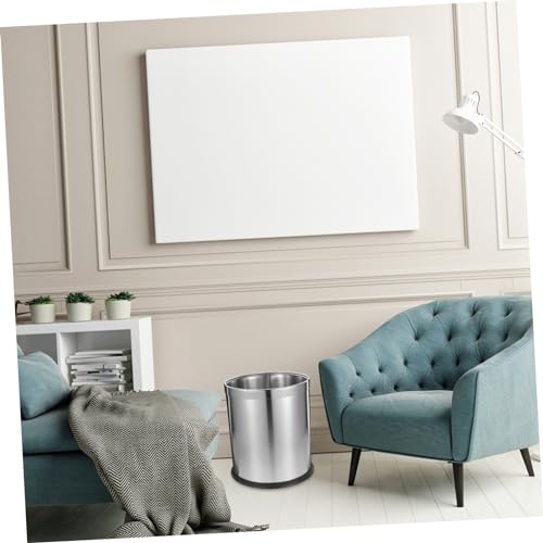 Bote de basura de acero inoxidable para baño 13 gal miniatura 6