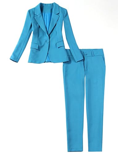 Ensemble costume femme pour le bureau tenue élégante veste et pantalon de tailleur